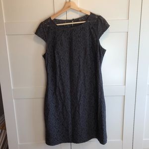 Grey Lace Jacob Cocktail Dress